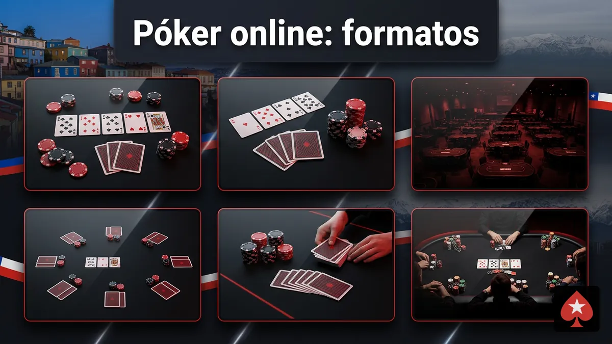 Formatos de póker online en PokerStars: cash, torneos y variantes